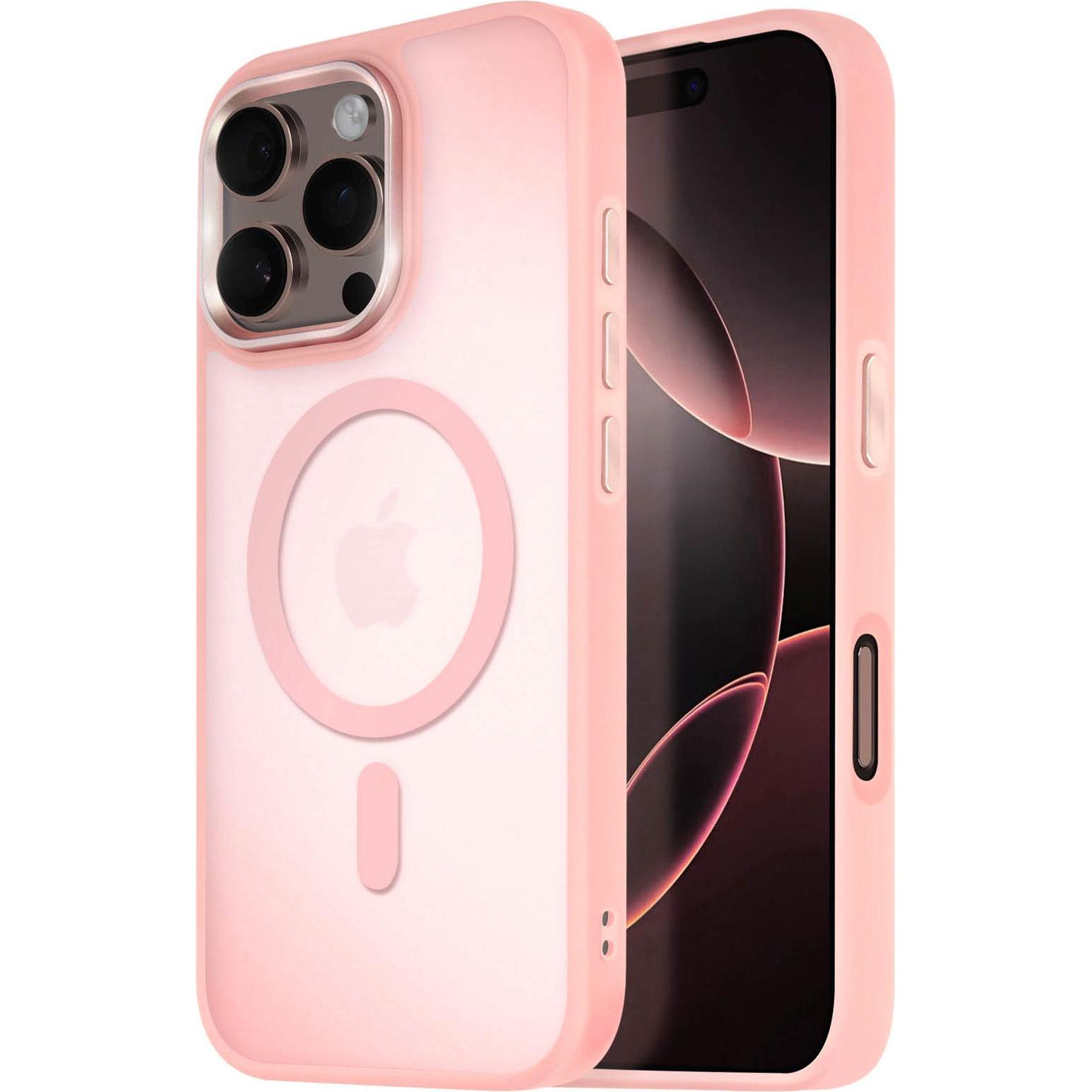 Avizar Frost Color Case (Apple iPhone 16 Pro), Smartphone Hülle, Rosa