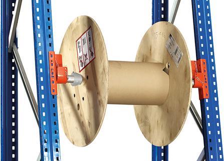 Actual product image Schulte Lagertechnik InclinedRoll Cable Drum Basic Shelf