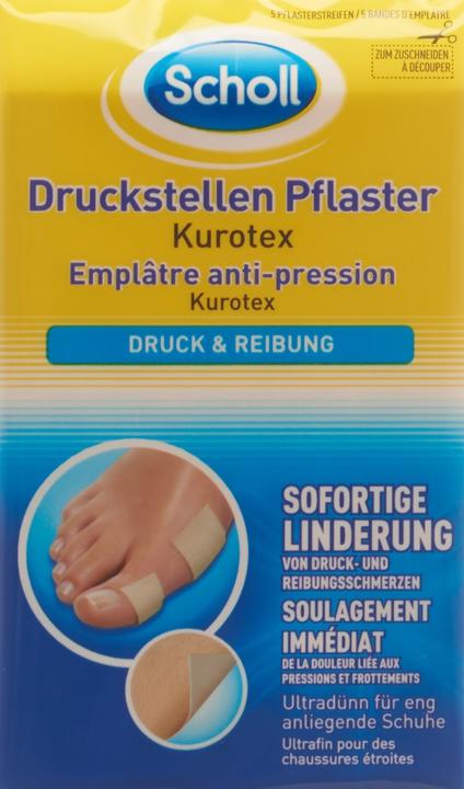 Produktbild Scholl Kurotex Druckstellenpflaster (5x)
