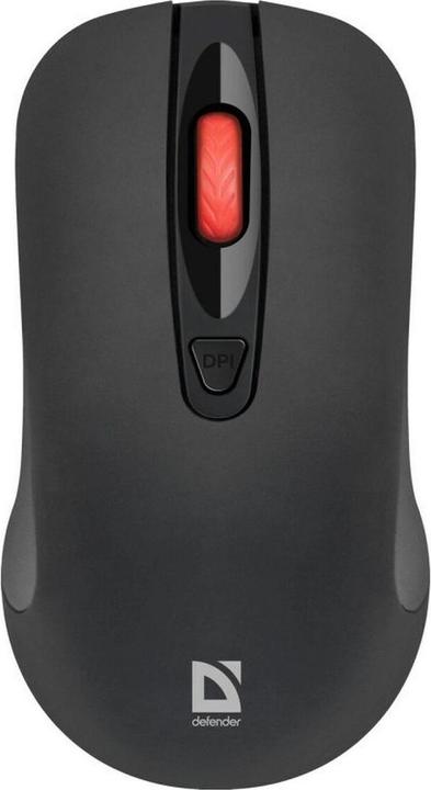 Actual product image Defender Mysz Nexus Ms-195 Rf Silent Czarna (Wireless)