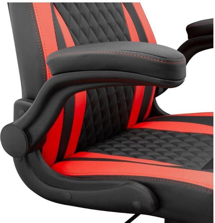 Image du produit White Shark Dervish Chaise de jeu, Noir-Rouge