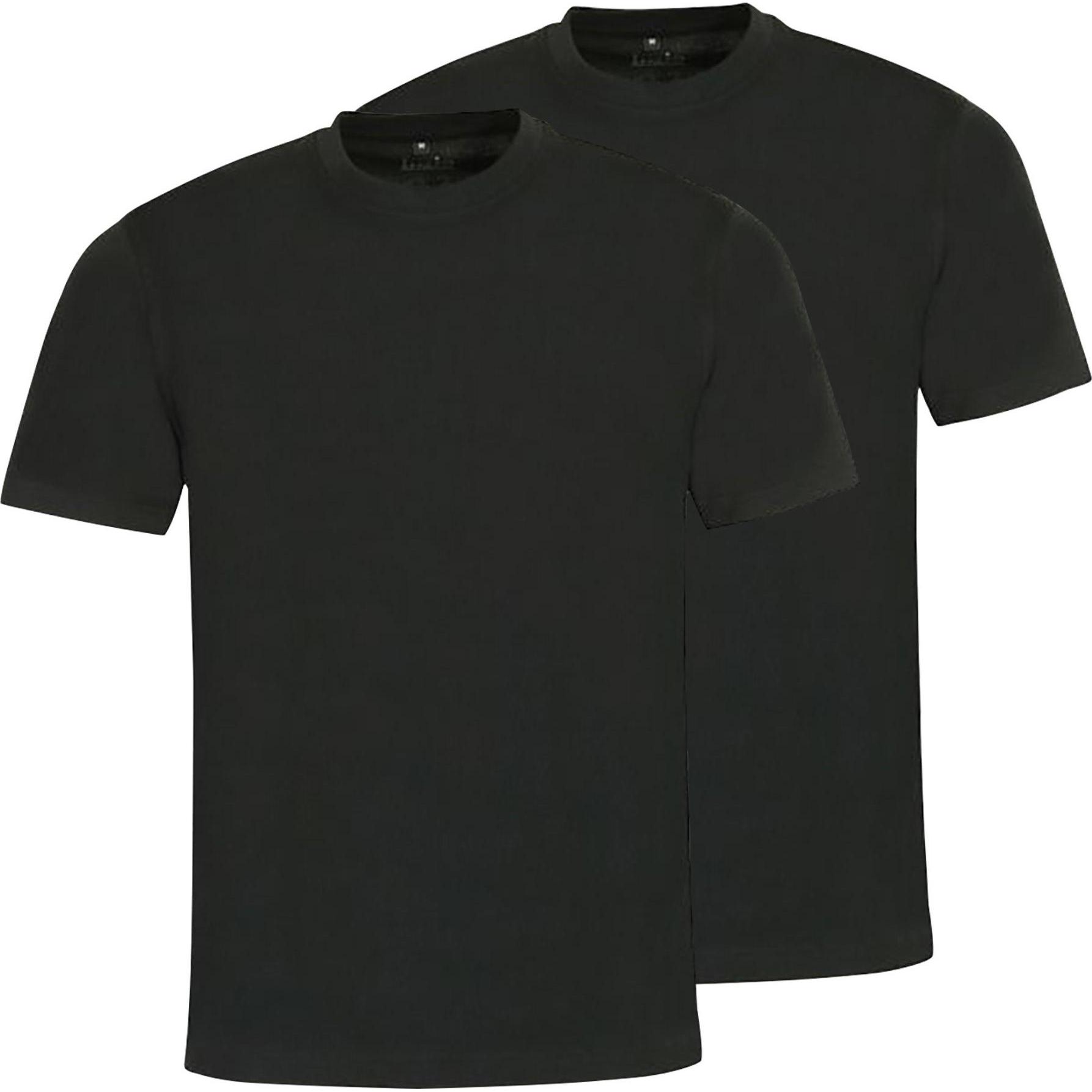 Hajo, Herren, Shirt, T-Shirt Casual Bequem sitzend - 16271, Schwarz, (L)