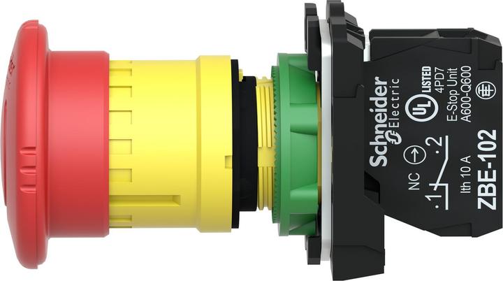 Actual product image Schneider Electric Emergency Stop 40mm Turn to Release 1NC