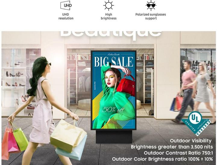 Image du produit Samsung OH75A (3840 x 2160 pixels, 74.50")