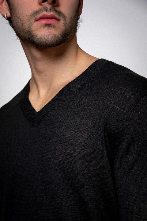 Immagine prodotto Diana Studio Top in Lino con Scollo a V (S)