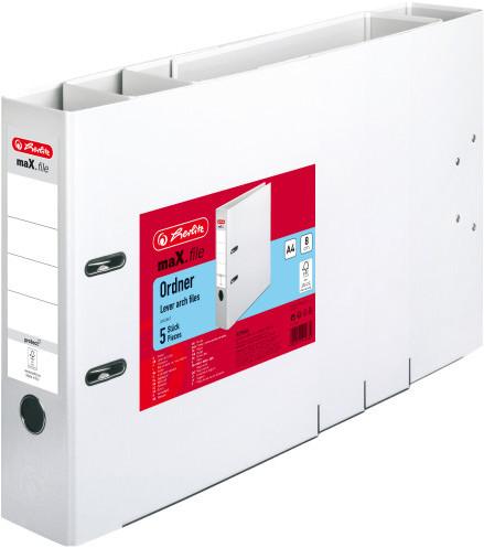 Actual product image Herlitz Folder maX.file protect A4 8cm white 5pcs Removable. (A4)