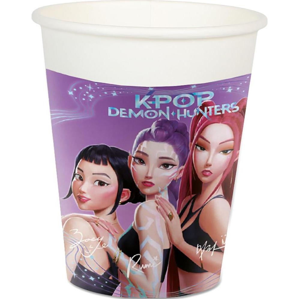 Sombo, Stoviglie usa e getta, Becher KPop Demon Hunters (8x)
