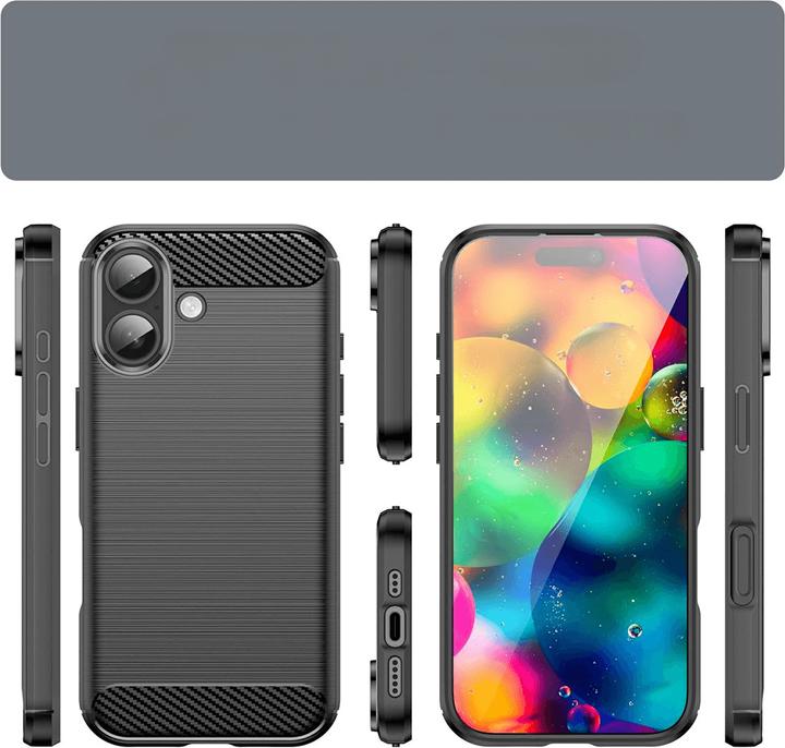 Produktbild Cover-Discount Metall Carbon Look Hülle (Apple iPhone 17)