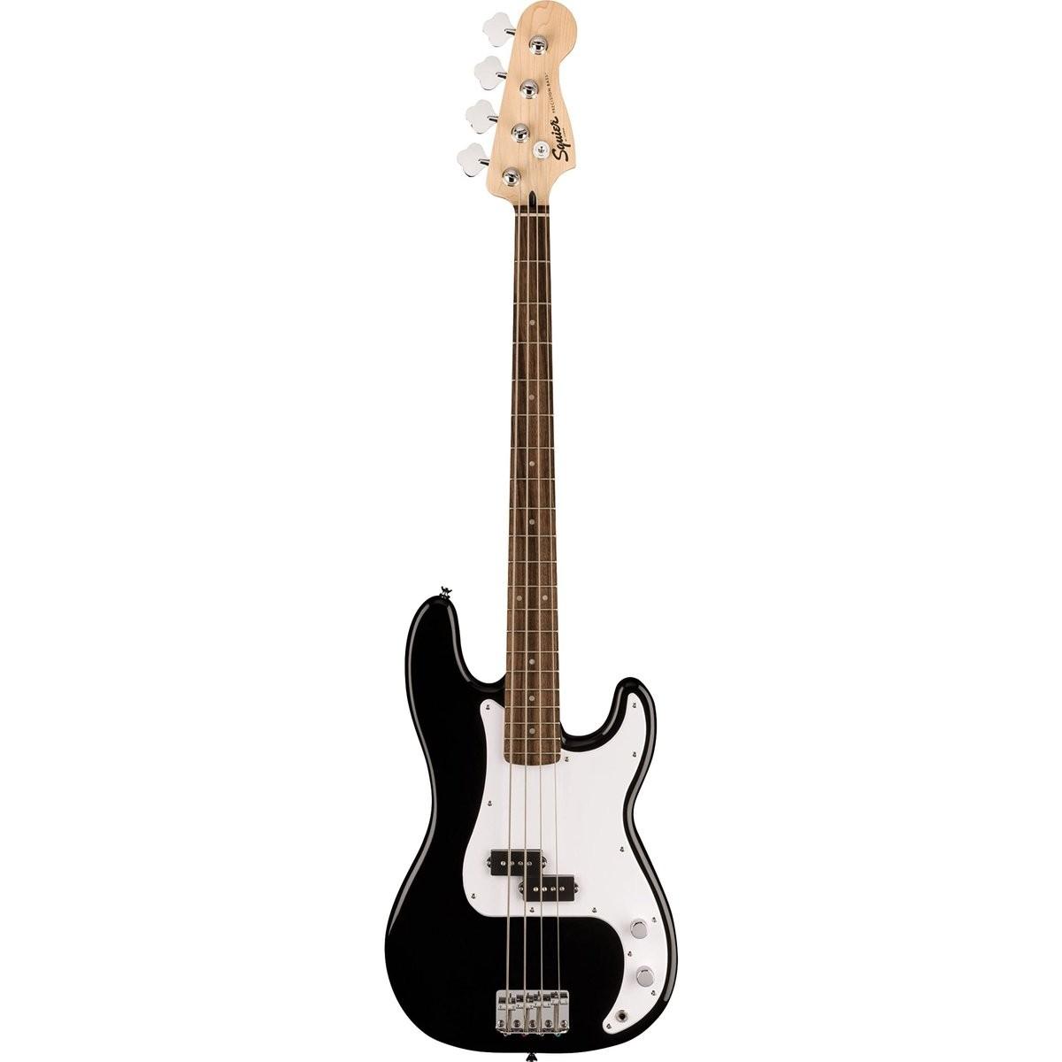 Fender Sonic Precision Bass - s??hk??basso, musta (Basso elettrico, Collo: Acero, Corpo: legno di pioppo, Tastiera: alloro indiano), Chitarra, Nero