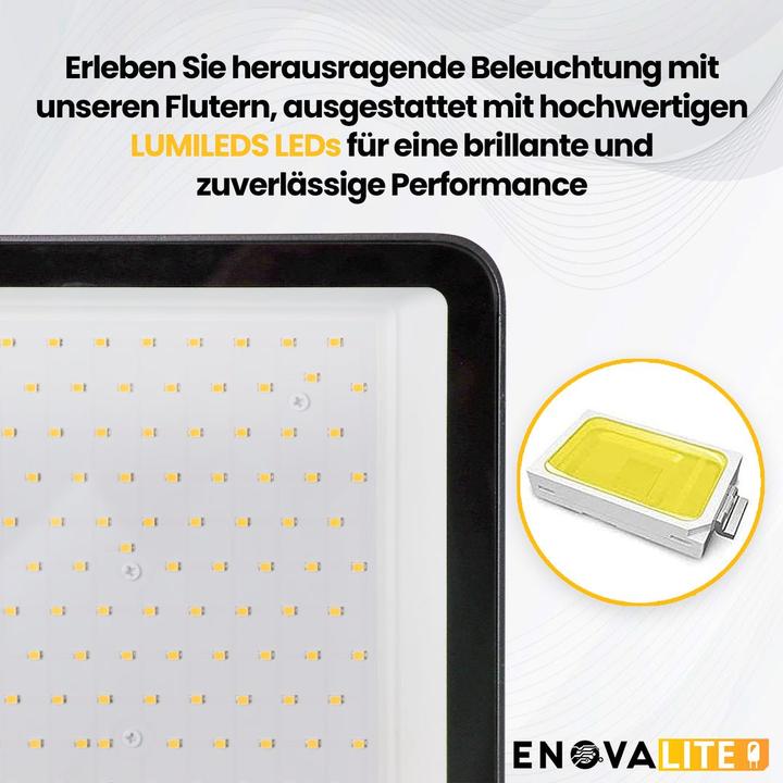 Produktbild Enovalite ELED 400101 - LED-Flutlicht, 150 W, 4000 K, 19500 lm, IP65 (19500 lm, IP65)
