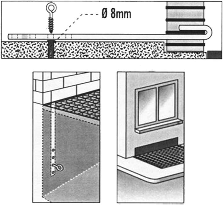 Produktbild Siwitec Gitterrostsicherung aus verzinktem Stahl, Lichtschachtabdeckung, Einbruchschutz