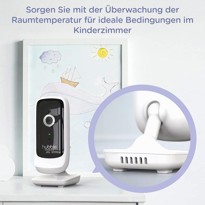 Immagine prodotto Hubble Connected Baby Monitor con 2 telecamere (Video e audio, 300 m)