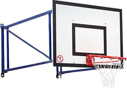 Sport-Thieme Basketball-Wandanlage Schwenk-und höhenverstellbar