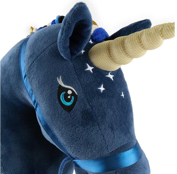 Image du produit Bieco Steckentier Einhorn Luna Blau/Gold/Dunkelblau