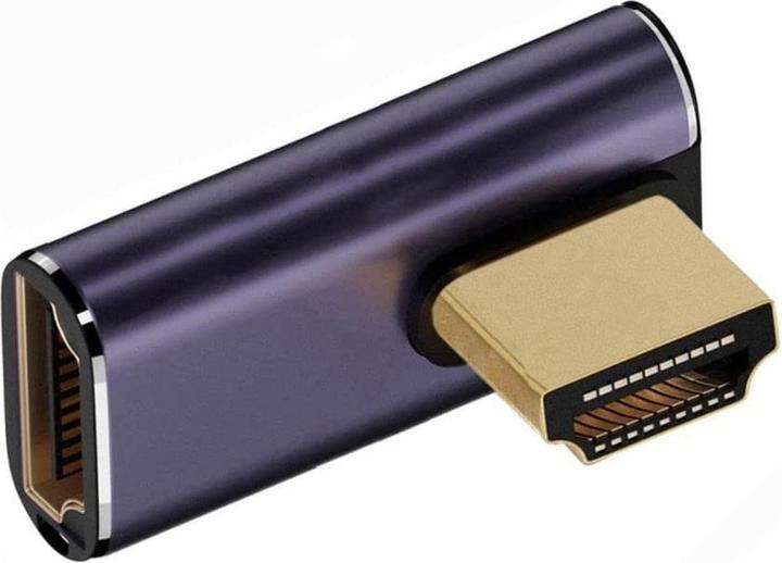 Produktbild PowerGuard HDMI auf HDMI 2.1 8K 90-Grad Winkel Right Low Profile Adapter (HDMI)