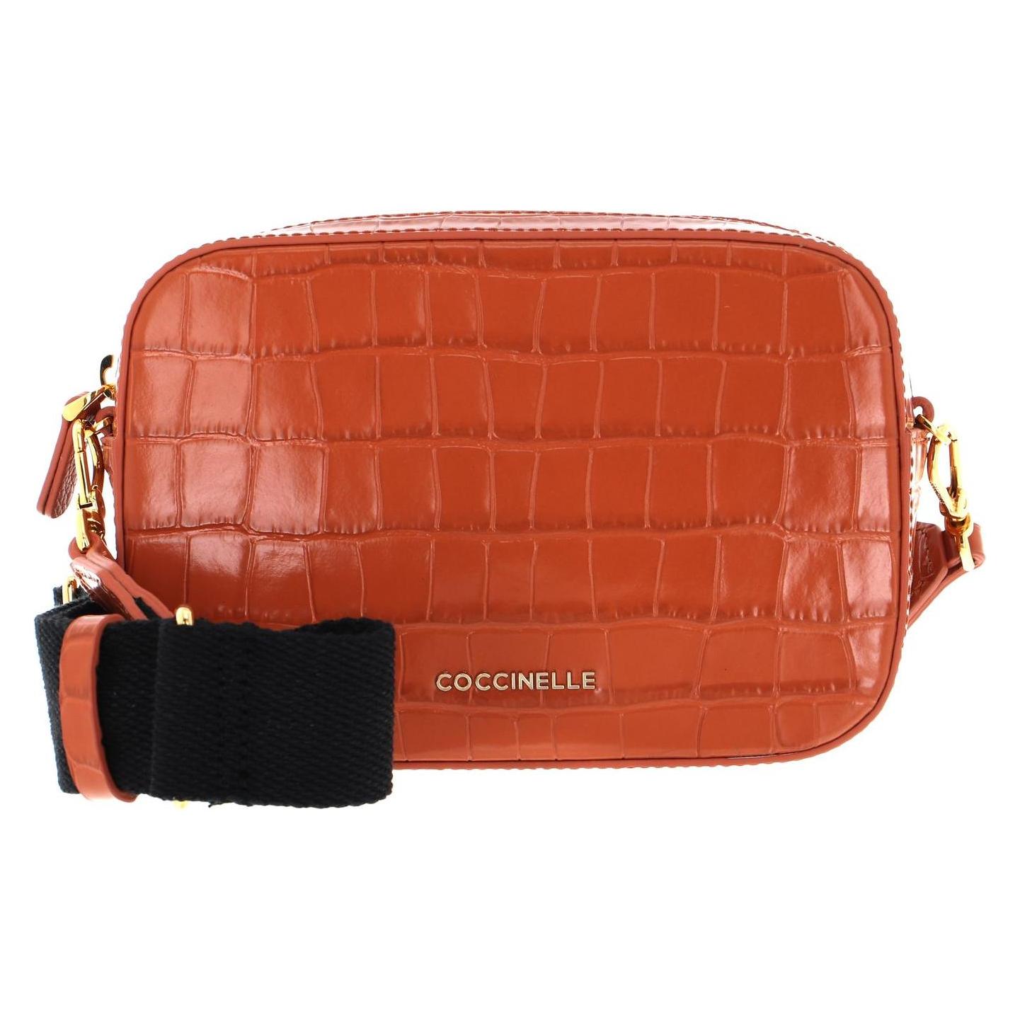 Coccinelle, Damen, Handtasche, Mini Bag Croco Leather, Braun