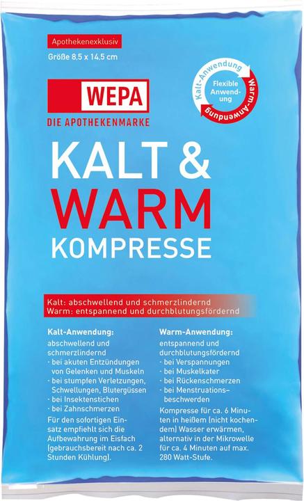 Actual product image Wepa Cold + warm compress 8,5 x 14,5 cm, 1 pc. compresses (1 x)