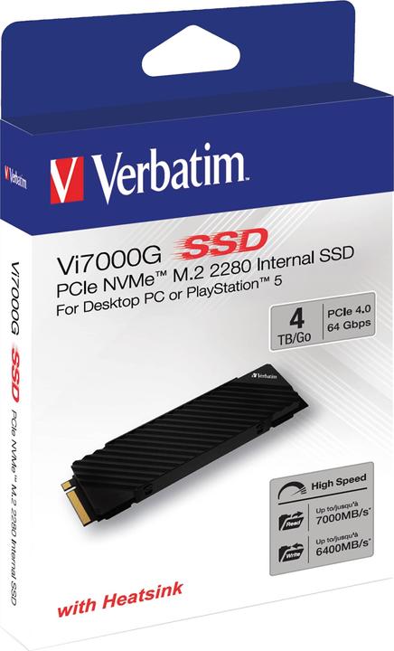 Actual product image Verbatim Vi7000 (4000 GB, M.2 2280)