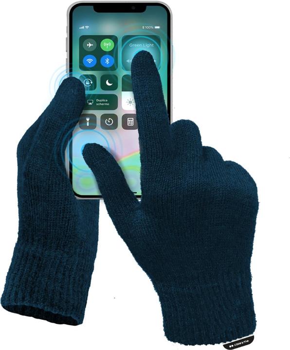 Produktbild SBS Touchscreen-Handschuhe blau (One Size)