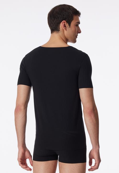 Image du produit Schiesser Shirt Loungewear "Laser Cut" schwarz (XXL)