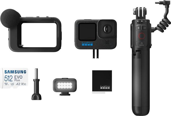 GoPro HERO12 Black Creator Edition (inkl. 512 GB MicroSDXC-Karte) (60p, Bluetooth, WLAN)