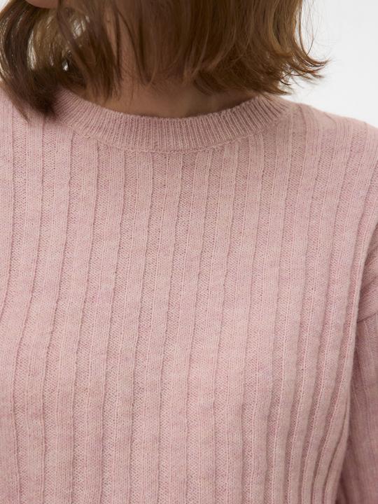 Immagine prodotto Mamalicious Verkürzt Rundhals Gerippte Ärmelbündchen Tief angesetzte Schulter Pullover Strickpullover (L)