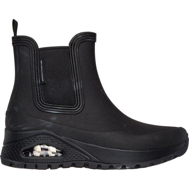 Skechers, Donne, Sneaker, Damen Gummibootie «UNO RUGGED», wasserdicht schwarz, Nero, (39)