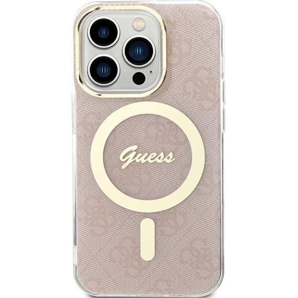 Thumbnail - Guess GUHMP15XH4STP iPhone 15 Pro Max 6.7" rózowy/pink hardcase IML 4G MagSafe (Apple iPhone 15 Pro Max), Smartphone Hül...