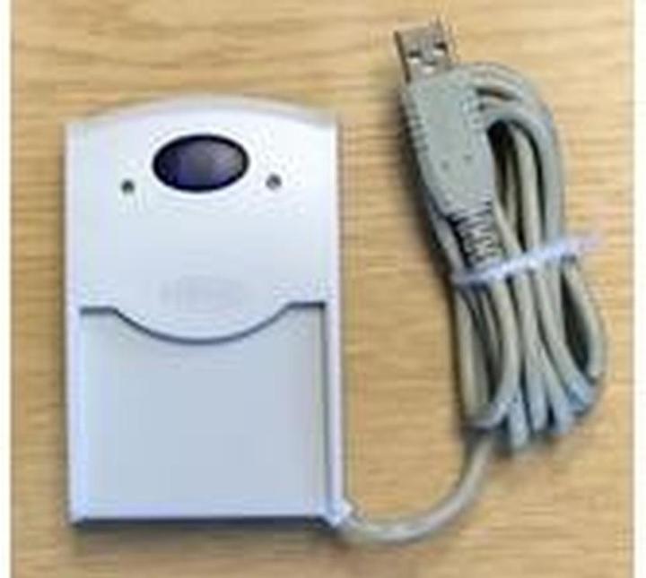 Actual product image Promag PCR-330M, USB RFID Reader, 13.56 MHz, Slot, USB (Keyboard-Mode), Dimensions (WxHxD): 65x23x100mm (USB)