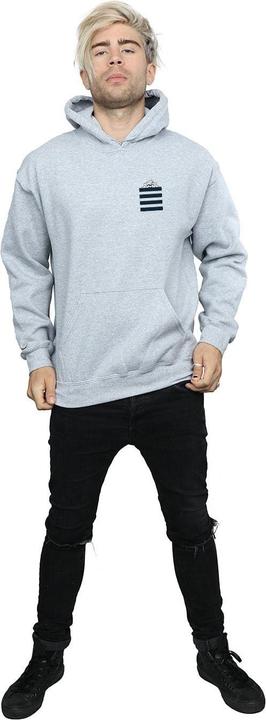 Produktbild Looney Tunes Taz Stripes Faux Pocket Kapuzenpullover (S)