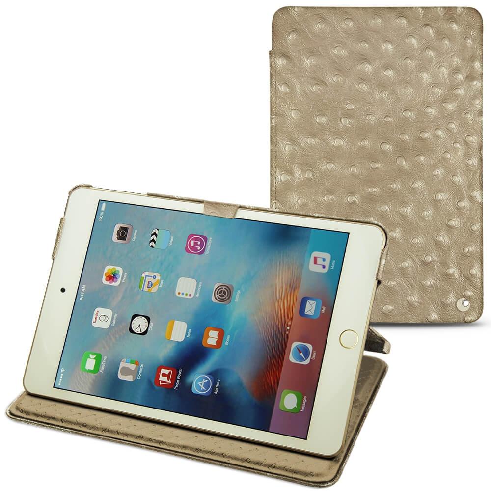 Noreve Lederschutzhülle horizontal (IPad Mini 4), Tablet Hülle, Beige
