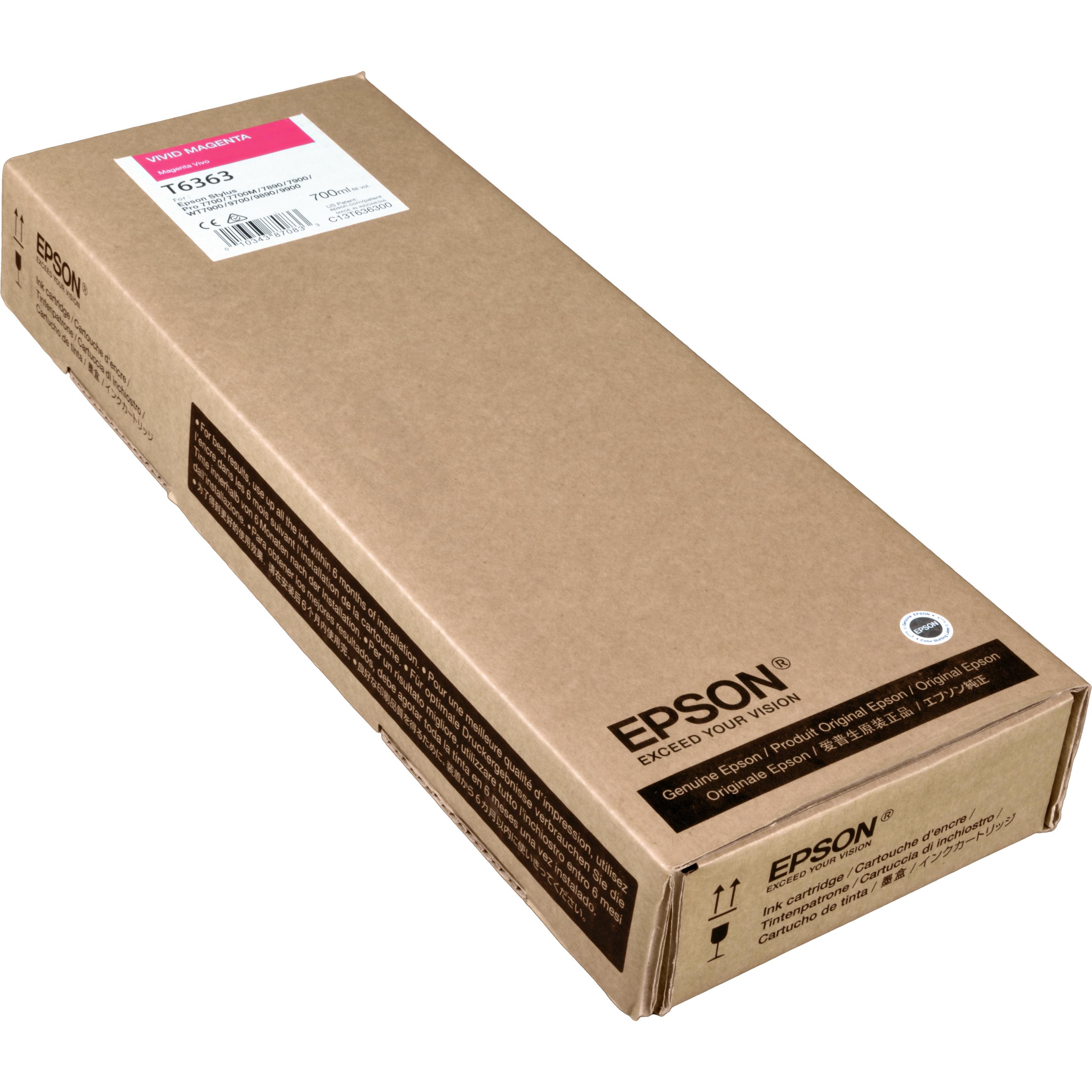 Epson, Druckerpatrone, T6363 Vivid (M)