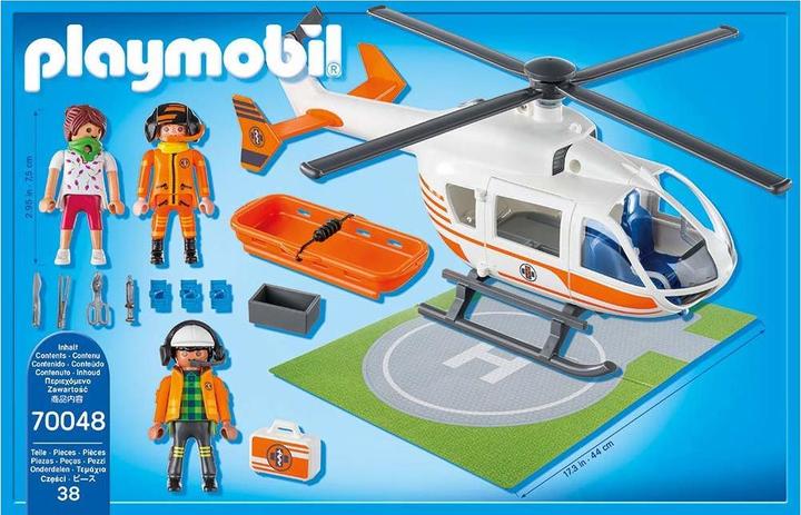 Produktbild Playmobil Rettungshelikopter (70048, Playmobil City Life)