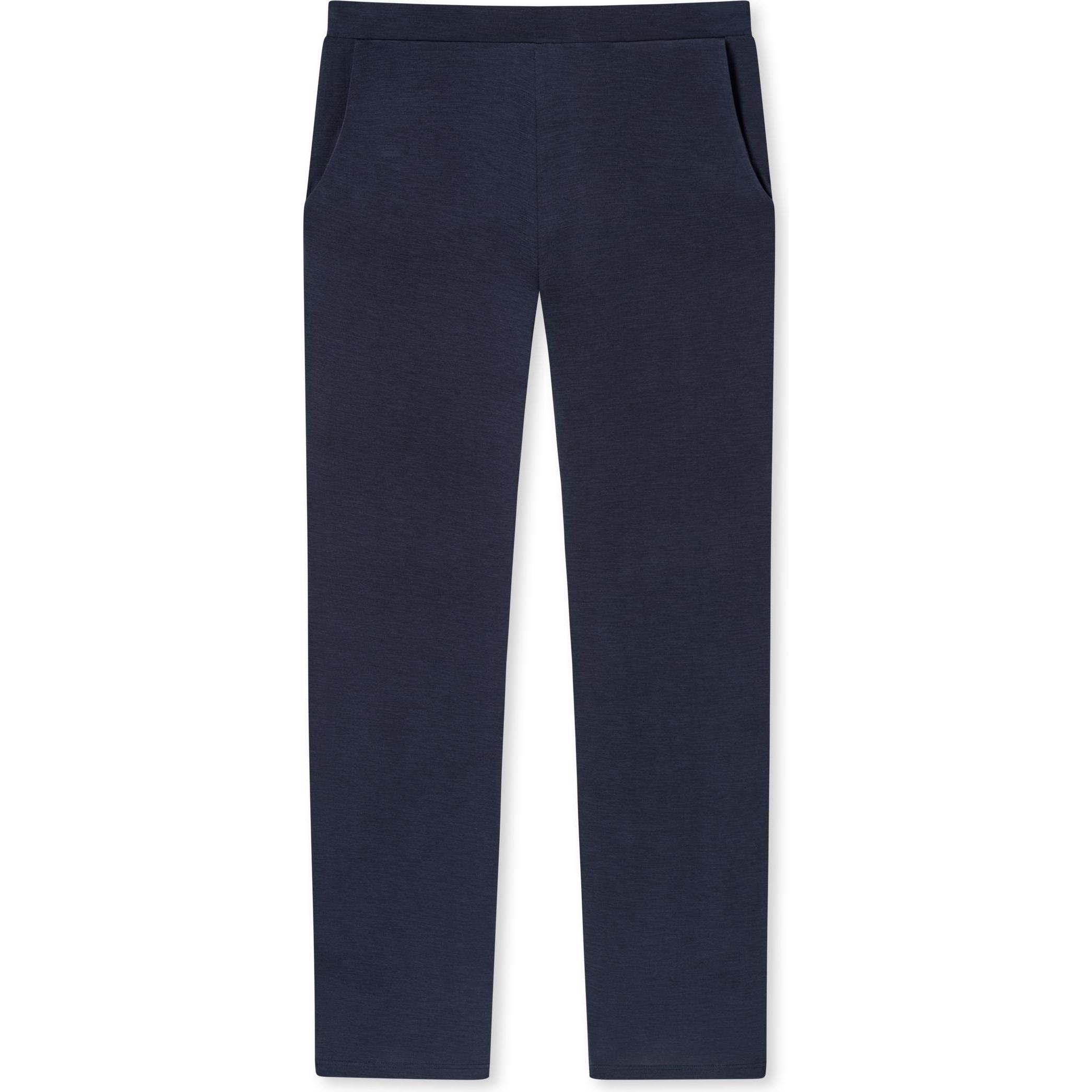 Schiesser, Damen, Pyjama, Mix & Relax Schlafanzug Hose, Blau, (36)
