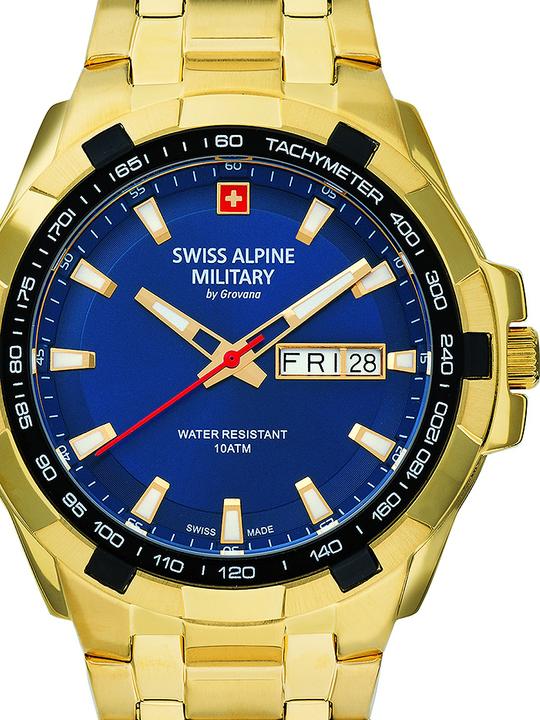 Produktbild Swiss Alpine Military 7043.1115 Day-Date 42mm 10ATM (Analoguhr, 42 mm)
