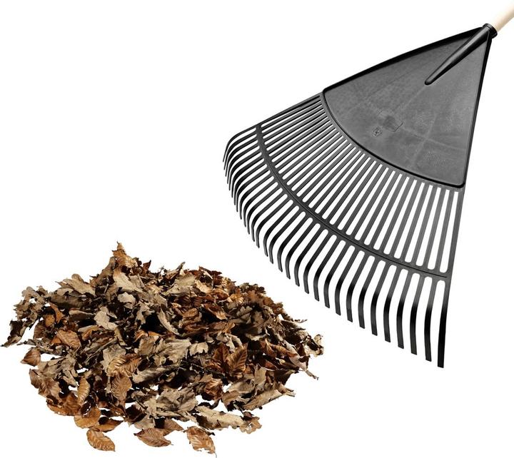 Actual product image Flora Landschaftsbesen Arbeitsbreite 800 mm Anzahl Zinken 30 Polypropylen