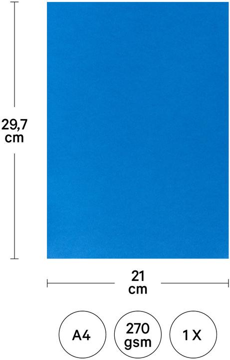 Produktbild I Am Creative Fotokarton A4, Fuchsia (270 g/m², 1x)