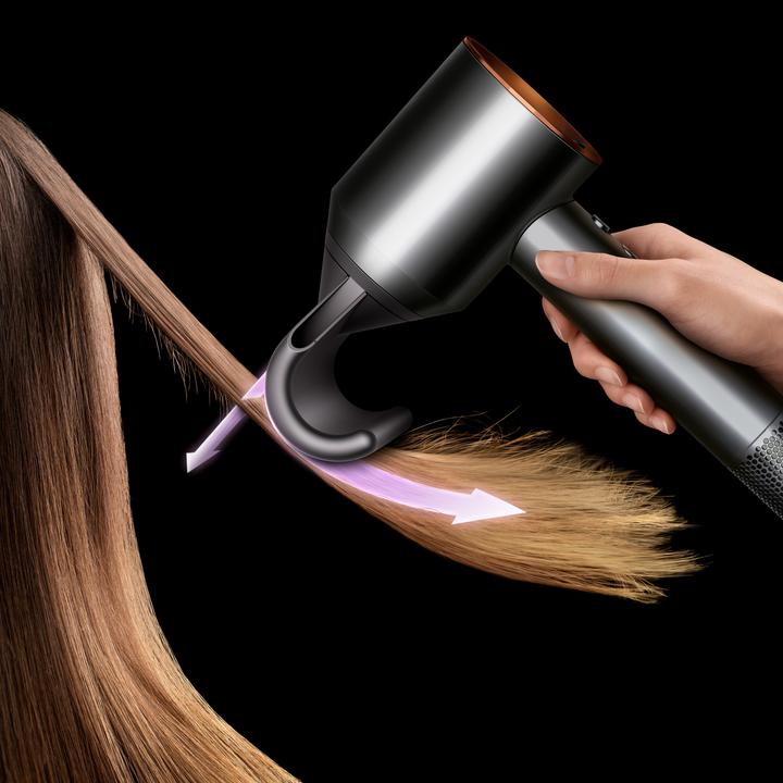 Actual product image Dyson Supersonic hairdryer Onyx Gold