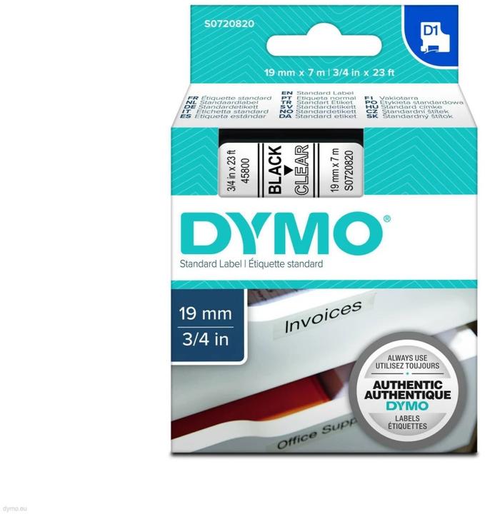 Produktbild Dymo S0720820 Standardband (1.90 cm, Transparent)