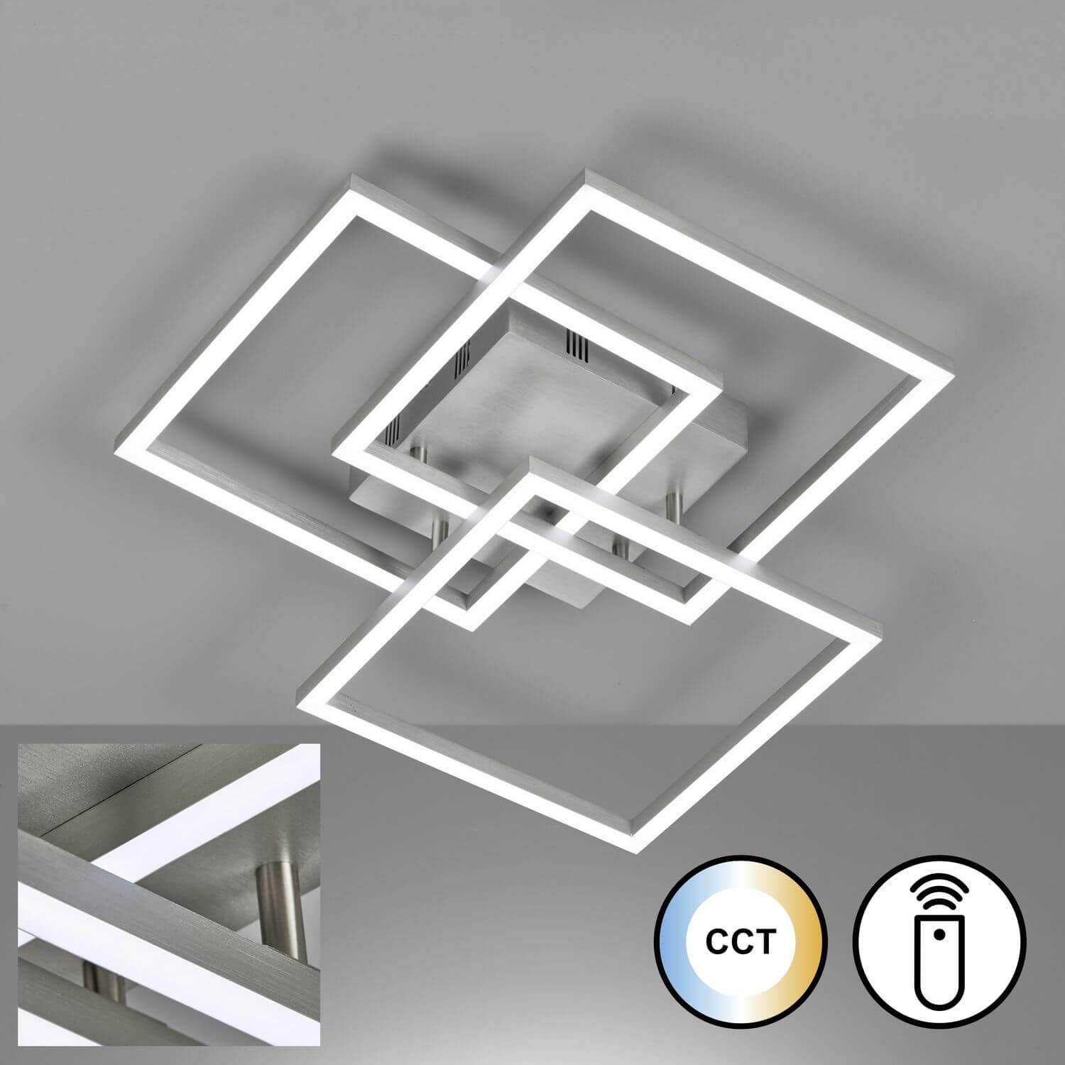 Thumbnail - Fischer & Honsel, Wandleuchte + Deckenleuchte, Honsel Seth LED Deckenleuchte 28,2W Tunable white steuerbar dimmbar alumi...