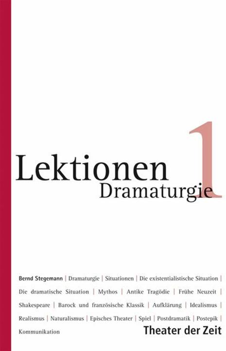 Produktbild Dramaturgie (Deutsch, Bernd Stegemann, 2009)