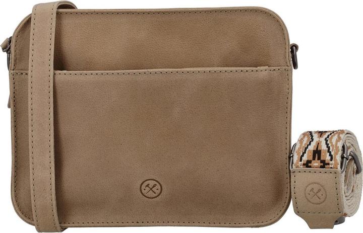 Produktbild Hide & Stitches Next Navajo Schoudertas - Crossbody - Leer - Schouderband - Zand -