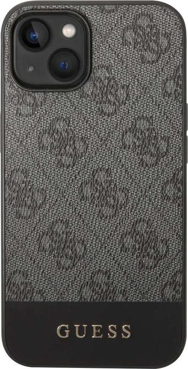 Produktbild Guess GUHCP14MG4GLGR iPhone 14 Plus 6,7" szary/grey hard case 4G Stripe Collection (Apple iPhone 14 Plus)