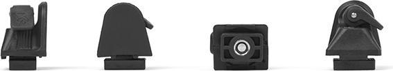 Aclam Fast Fastener: 4 units (1 pedal) - Black