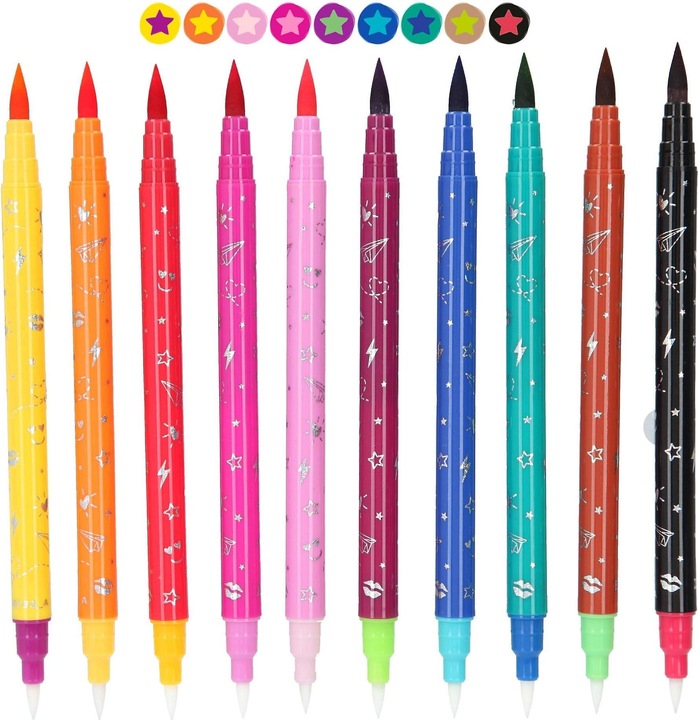 Actual product image Depesche Fibre Pens Magic Top Model 10 pieces (Multicoloured, 10 x)