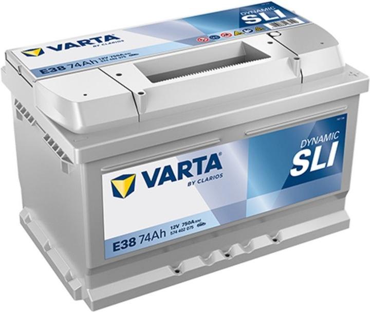 Actual product image Varta Silver Dynamic E 38 (12 V, 74 Ah, 750 A)