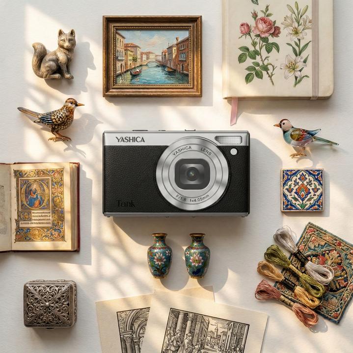 Actual product image Yashica Tank Compact Digital Camera (12 Mpx)