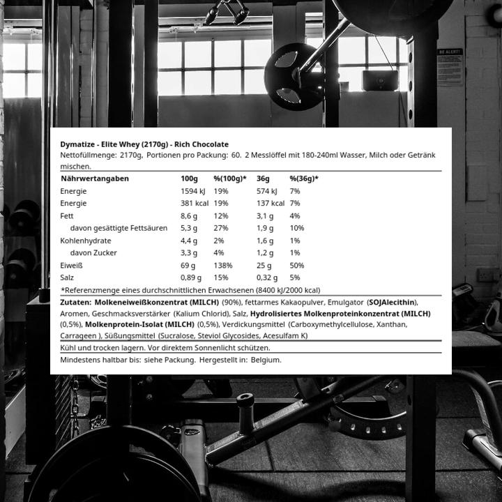 Actual product image Dymatize Elite Whey (Chocolate, 1 pcs., 2170 g)