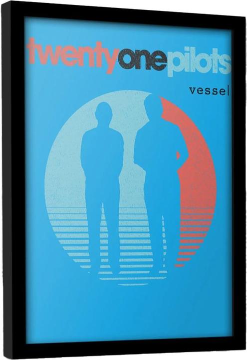 Actual product image Twenty one pilots Vessel Framed Poster (40 x 30 cm)