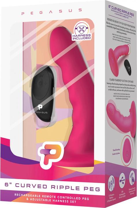 Actual product image Pegasus 6" Curved Ripple Peg